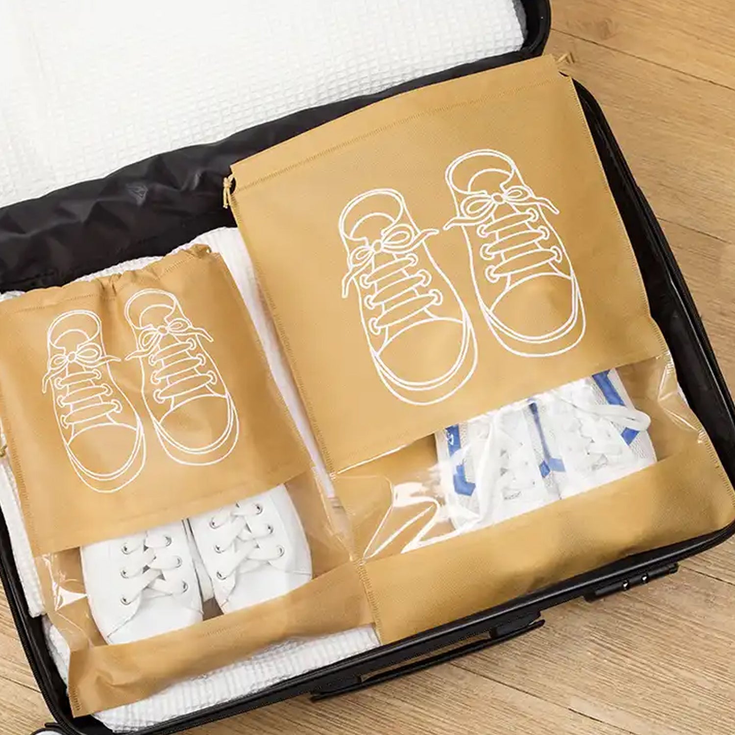 8783 BEACH BAG SHOES STORAGE BAG CLOSET ORGANIZER NON-WOVEN TRAVEL PORTABLE BAG WATERPROOF POCKET CLOTHING CLASSIFIED HANGING BAG SHOE BAG LUGGAGE TRAVEL PORTABLE SHOE POUCH NON WOVEN TRANSPARENT WINDOW (3 PC ) 8783 BEACH BAG SHOES STORAGE BAG CLOSET ORGANIZER NON-WOVEN TRAVEL PORTABLE BAG WATERPROOF POCKET CLOTHING CLASSIFIED HANGING BAG SHOE BAG LUGGAGE TRAVEL PORTABLE SHOE POUCH NON WOVEN TRANSPARENT WINDOW (3 PC )